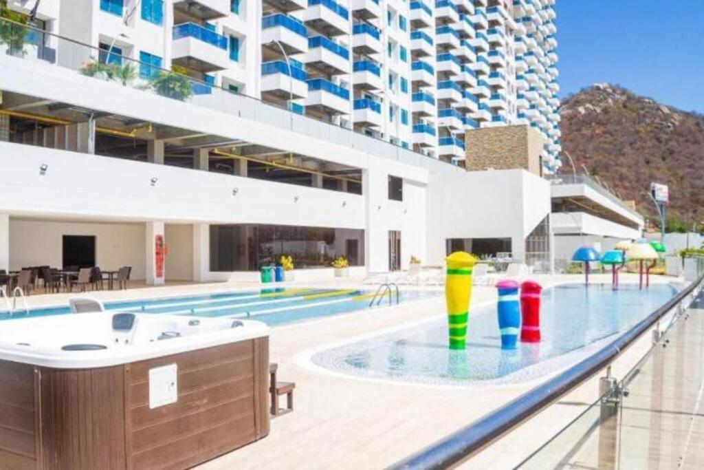 Servicio Personal De Cocina Incluido - Apartamento Santa Marta Samaria - 3Beds, 4Baths, Cabo Tortuga Exterior photo